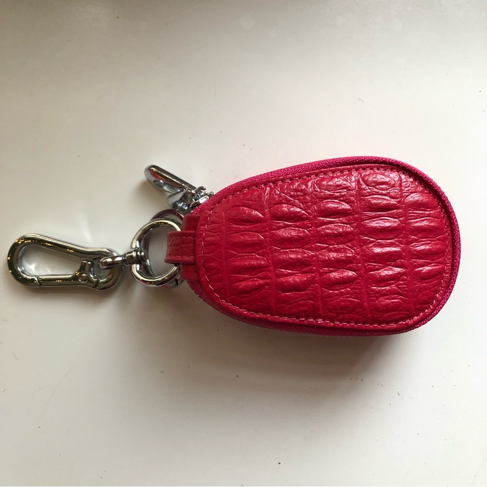 Chic Pink Key & Card Holder